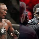 Israel Adesanya (L), Nassourdine Imavov (R)