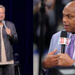 Nate Bargatze (L) and Charles Barkley (R)