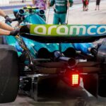 Fernando Alonso 14 (SPA), Aston Martin AMR23 in pit lane during the FORMULA 1 ARAMCO PRE-SEASON TESTING 2023 at the Bahrain International Circuit