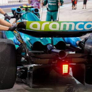 Fernando Alonso 14 (SPA), Aston Martin AMR23 in pit lane during the FORMULA 1 ARAMCO PRE-SEASON TESTING 2023 at the Bahrain International Circuit