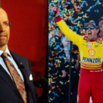 Kyle Petty (L) and Joey Logano (R)