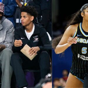 Kiyan Anthony (L) and Angel Reese (R)