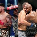 Dillon Danis (L), Jon Jones (R)