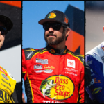 Christopher Bell, Martin Truex Jr., Denny Hamlin.