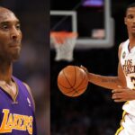 Kobe Bryant (L) and Trevor Ariza (R)
