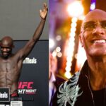 Themba Gorimbo (L), Dwayne Johnson (R)