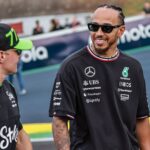 01.11.2024, xrarjax, Motorsport FIA Formel 1, Großer Preis von Brasilien 2024 emspor, v.l. Valteri Bottas (Sauber Stake F1 Team) Startnummer 77, Lewis Hamilton (Mercedes AMG Petronas) Startnummer 44 Sao Paulo