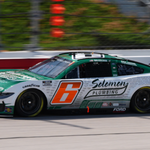 NASCAR Cup Series driver Brad Keselowski (6) during practice for the Cook Out Southern 500 at Darlington Raceway.