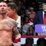 Colby Covington (L) and Donald Trump (R)