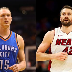 Kyle Singler and Kevin Love