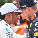 Max Verstappen and Lewis Hamilton at the 2019 Monaco GP Qualifying
