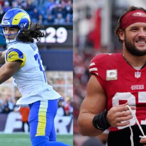 Puka Nacua and Nick Bosa
