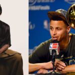 Iman Shumpert (L) and Stephen Curry (R)