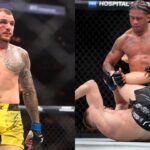 Renato Moicano (L), Gilbert Burns (R)