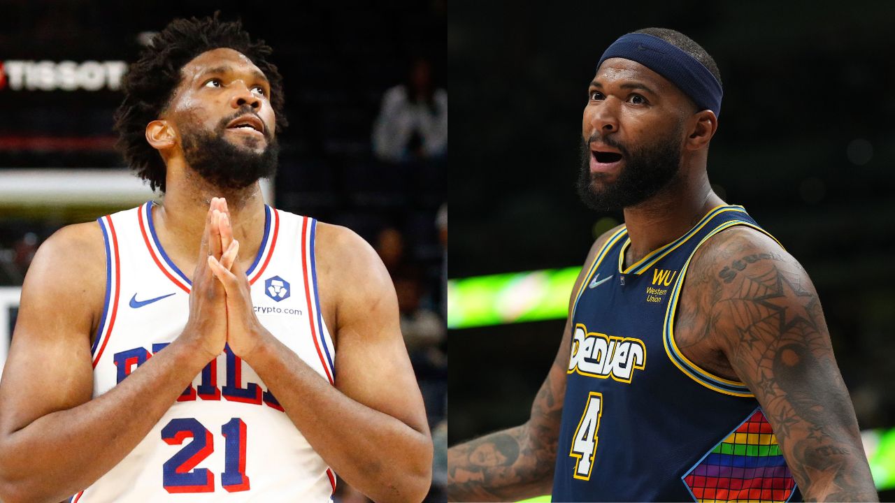 Joel Embiid and Demarcus Cousins