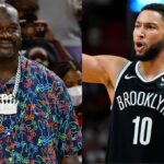 Shaquille O'Neal and Ben Simmons