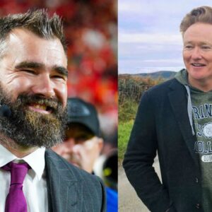 Jason Kelce and Conan O' Brien