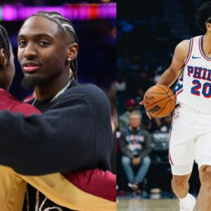 Tyrese Maxey (L) and Jared McCain (R)