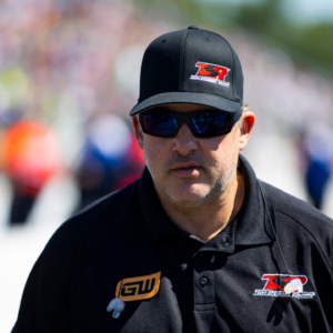 NHRA team owner Tony Stewart during the Lucas Oil Nationals at Brainerd International Raceway.