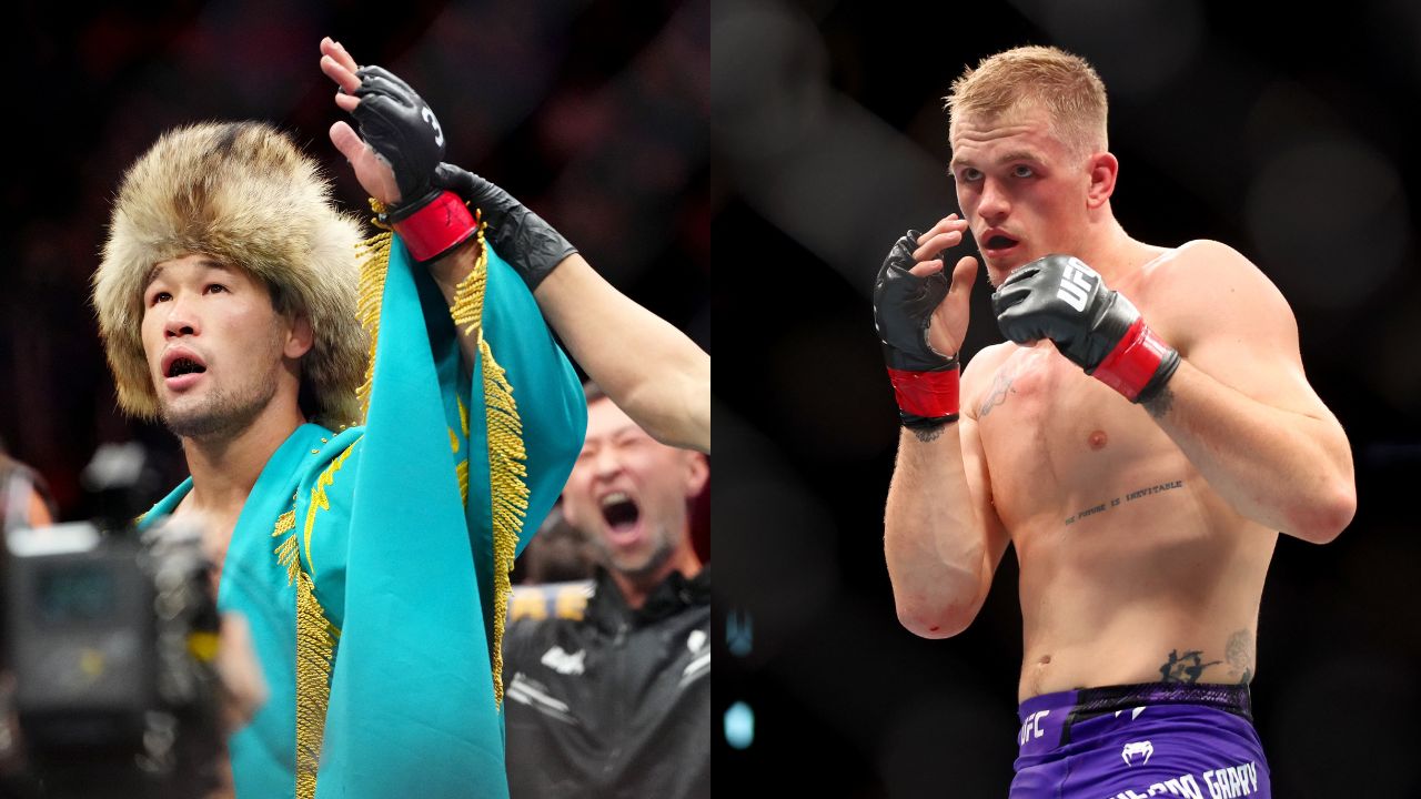 Shavkat Rakhmonov (L), Ian Garry (R)