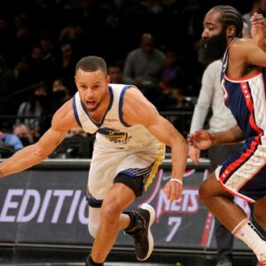 Stephen Curry and James Harden