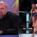 Triple H (L), Michael Chandler (R)