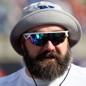 NFC center Jason Kelce (62) of the Philadelphia Eagles during the 2024 Pro Bowl at Camping World Stadium.