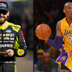 Ryan Blaney (L) and Kobe Bryant (R).