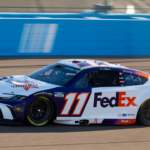 NASCAR Cup Series driver Denny Hamlin (11) during practice for the NASCAR Championship race at Phoenix Raceway.