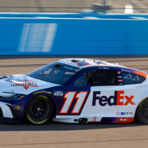 NASCAR Cup Series driver Denny Hamlin (11) during practice for the NASCAR Championship race at Phoenix Raceway.