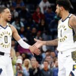 Tyrese Haliburton and Obi Toppin