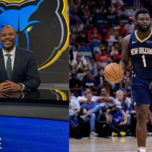 Quentin Richardson (L) and Zion Williamson (R)