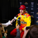 NASCAR Cup Series driver Joey Logano during Championship 4 Media Day at Phoenix Raceway.
