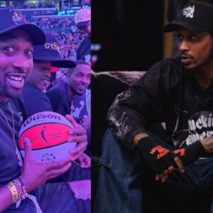 Brandon Jennings (R) and Gilbert Arenas (L)