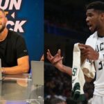 Chandler Parsons (L) and Giannis Antetokounmpo (R)