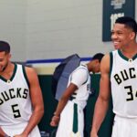 Michael Carter-Williams and Giannis Antetokounmpo