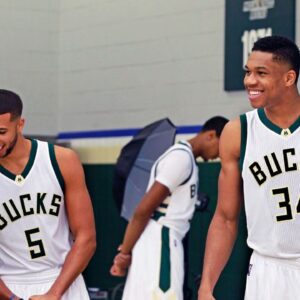 Michael Carter-Williams and Giannis Antetokounmpo