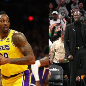 Dwight Howard (L), Kevin Garnett (R)