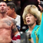 Colby Covington (L) and Shavkat Rakhmonov (R)