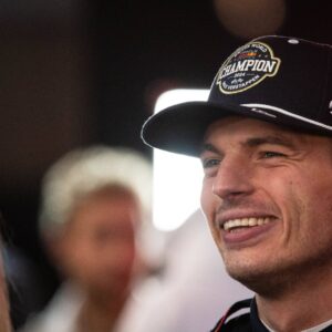 Weltmeister Max Verstappen (NED, Oracle Red Bull Racing 1) USA, Formel 1 Weltmeisterschaft, Grand Prix von Las Vegas, Las Vegas Strip Circuit, 23.11.2024 USA, Formel 1 Weltmeisterschaft, Grand Prix von Las Vegas, Las Vegas Strip Circuit, 23.11.2024 Las Vegas