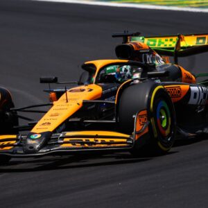 81 PIASTRI Oscar (aus), McLaren F1 Team MCL38, action during the Formula 1 Grande Premio de Sao Paulo 2024, 21th round of the 2024 Formula One World Championship
