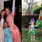 Denny Hamlin's Family and Kyle Busch's family in their Halloween Costumes