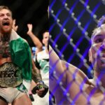 Conor McGregor (L), Michael Chandler (R)