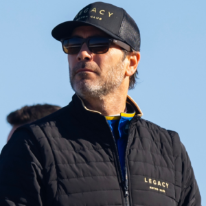 NASCAR Cup Series driver Jimmie Johnson (84) during testing at Phoenix Raceway.