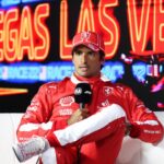 Carlos Sainz (ESP, Scuderia Ferrari), F1 Grand Prix of Las Vegas at Las Vegas Strip Circuit on November 18, 2023 in Las Vegas, United States of America