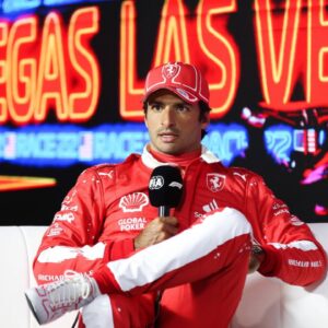 Carlos Sainz (ESP, Scuderia Ferrari), F1 Grand Prix of Las Vegas at Las Vegas Strip Circuit on November 18, 2023 in Las Vegas, United States of America