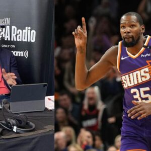 Eddie Johnson (L) and Kevin Durant (R)