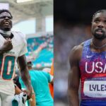 Tyreek Hill and Noah Lyles