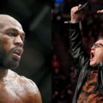 Jon Jones (L), Stipe Miocic (R)