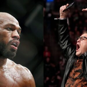 Jon Jones (L), Stipe Miocic (R)